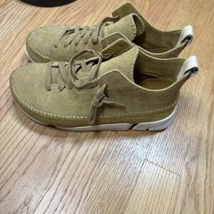 Clark's Originals Trigenic Flex Vibram Men's Oak Nubuk Boot Shoes Size 8 M